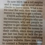 Miami Herald comment 2 about MDX cash back program